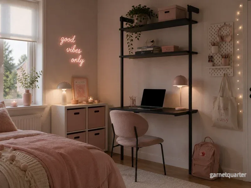 Garderobssystem AXIS – 72 × 205 cm, svartlackerat, bordsskiva + 2 hyllor