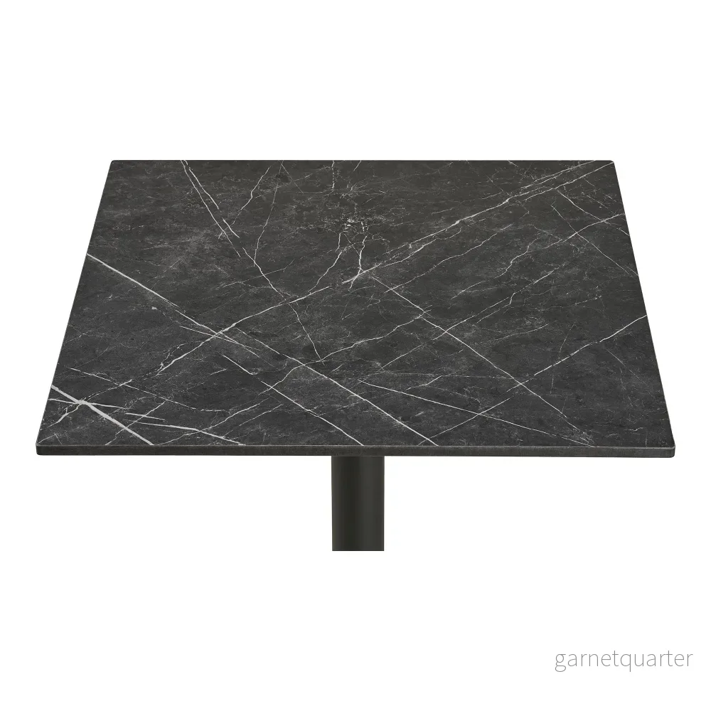 House Nordic Bistro cafébord mörkgrå/svart 60 × 60 cm - Bild 3