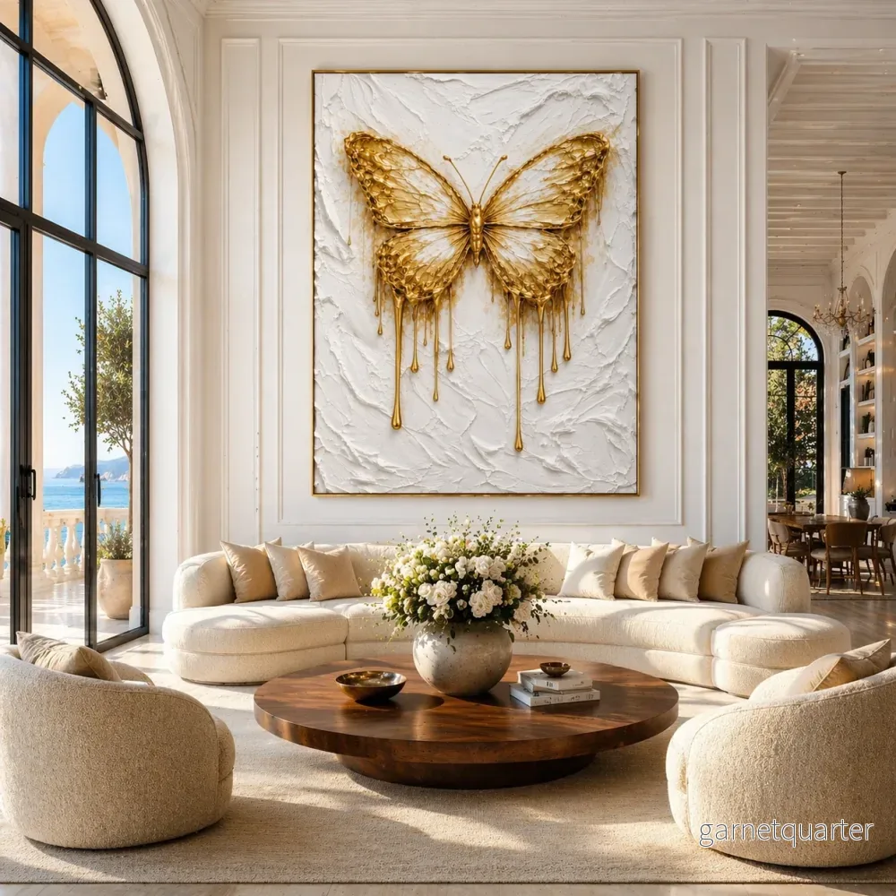 CELISTEA LIQUID BUTTERFLY – Guld fjäril canvas tavla – Premium konsttryck på duk | Celistea Atelier CELISTEA LIQUID BUTTERFLY – Guld fjäril canvas tavla – Premium konsttryck på duk | Celistea Atelier