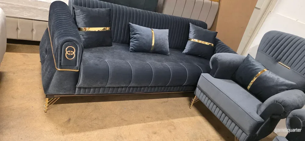 Soffa mörkgrå - Bild 2