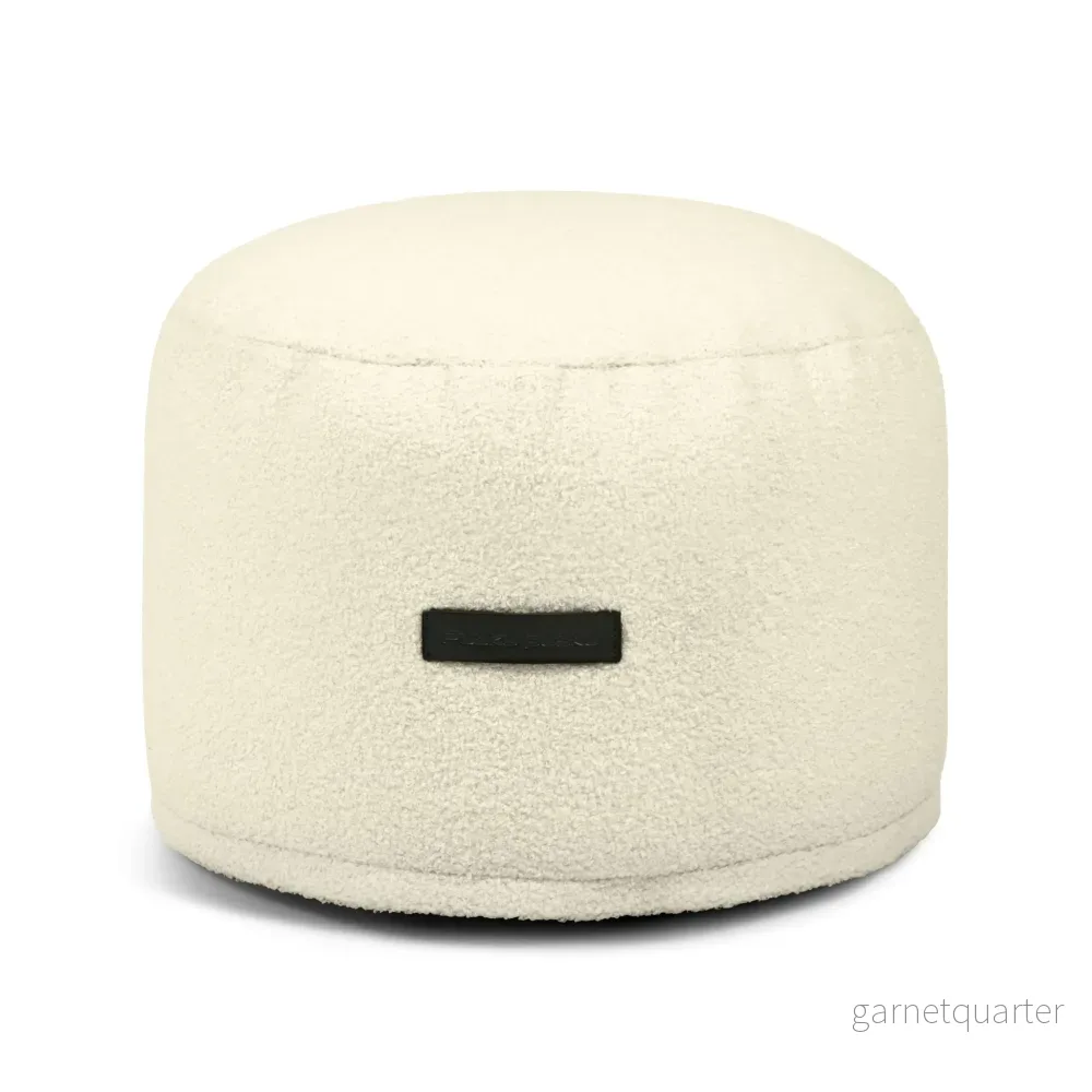 Sittpuff Fotpall Mini Teddy Cream Sittpuff Fotpall Mini Teddy Cream