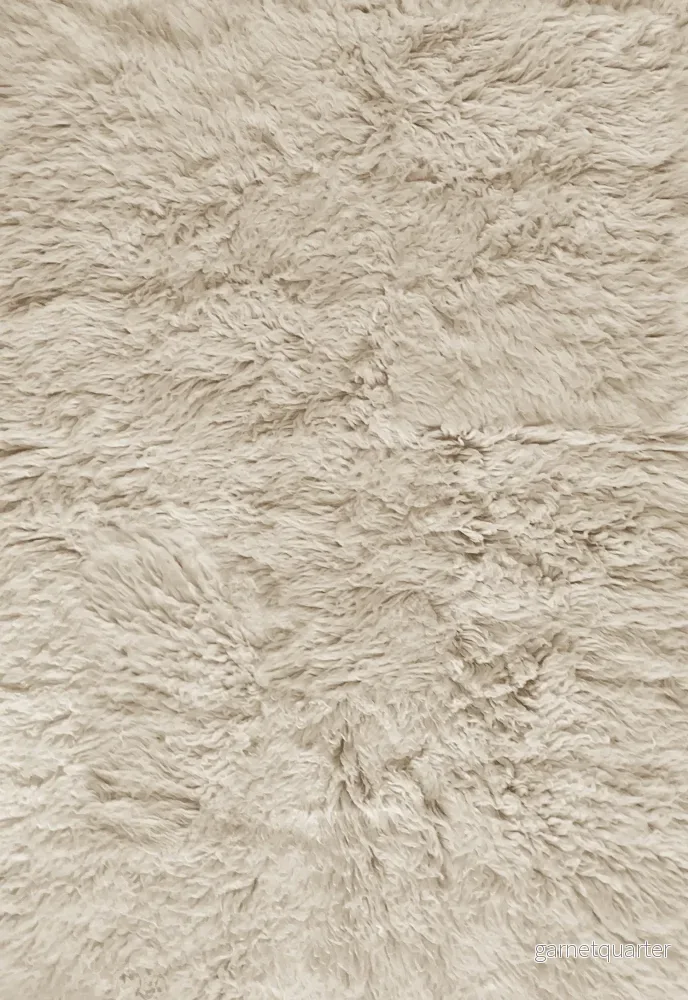 Layered Shaggy Ryamatta – Oatmeal Layered Shaggy Ryamatta – Oatmeal