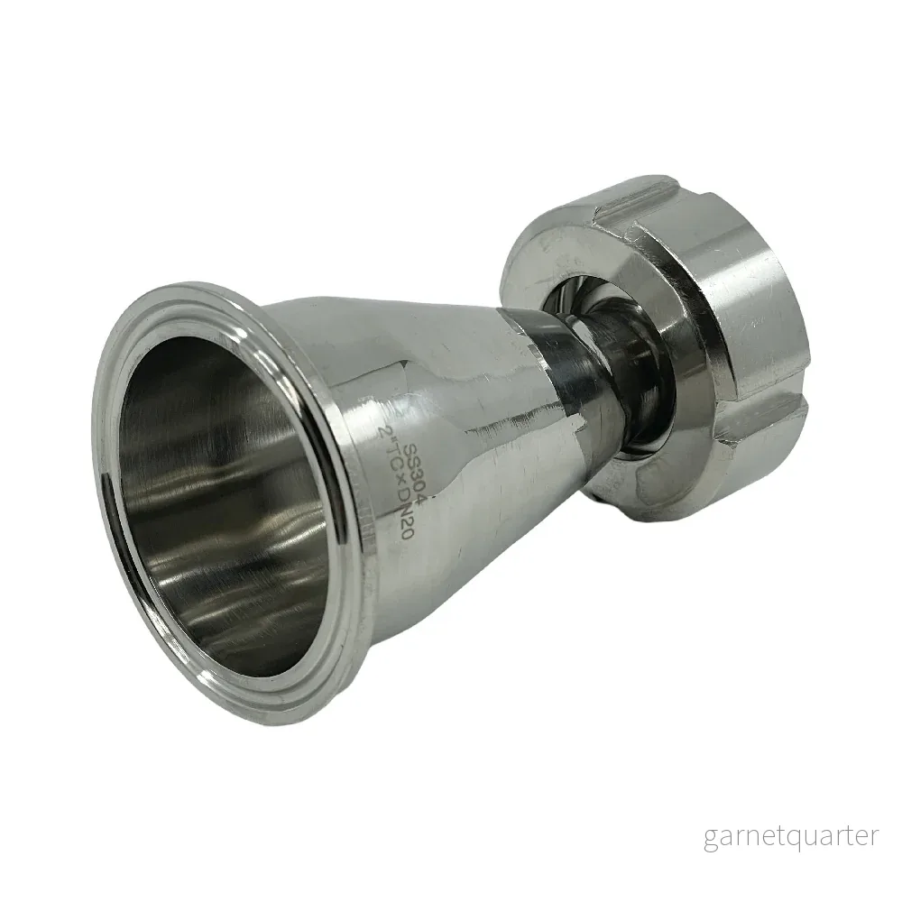 Adapter DN20 Female (DIN 11851) till 2″ Tri-Clamp Adapter DN20 Female (DIN 11851) till 2″ Tri-Clamp