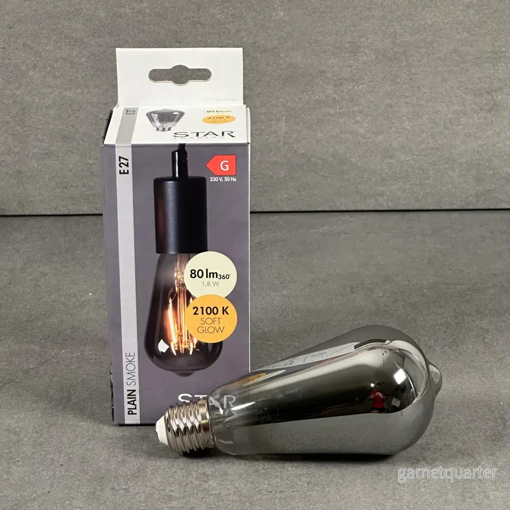 STAR Edison LED E27 Plain Smoke STAR Edison LED E27 Plain Smoke