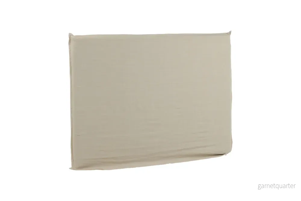 Signe sänggavelöverdrag i linne 180 x 140 cm, beige - Bild 3