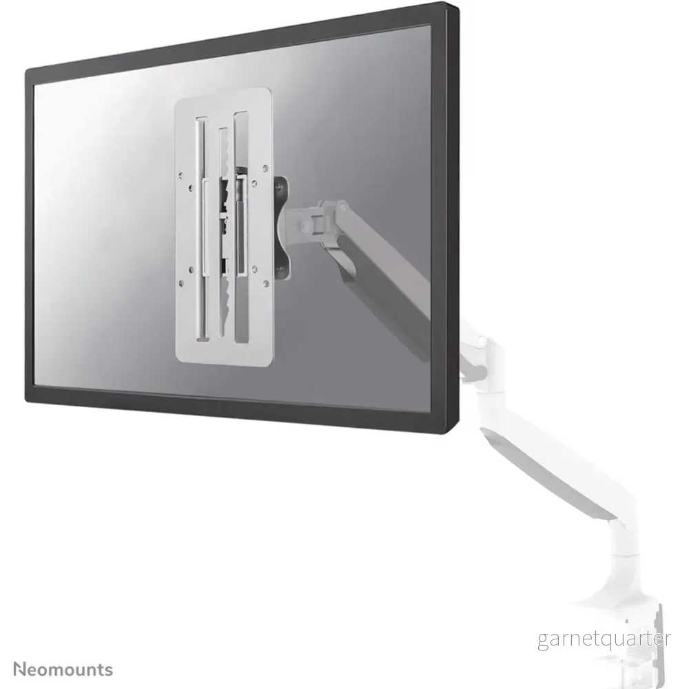 Neomounts FPMA-LIFT100 är en adapter som möjliggör steglös höjdjustering på VESA 75/100-fästen.