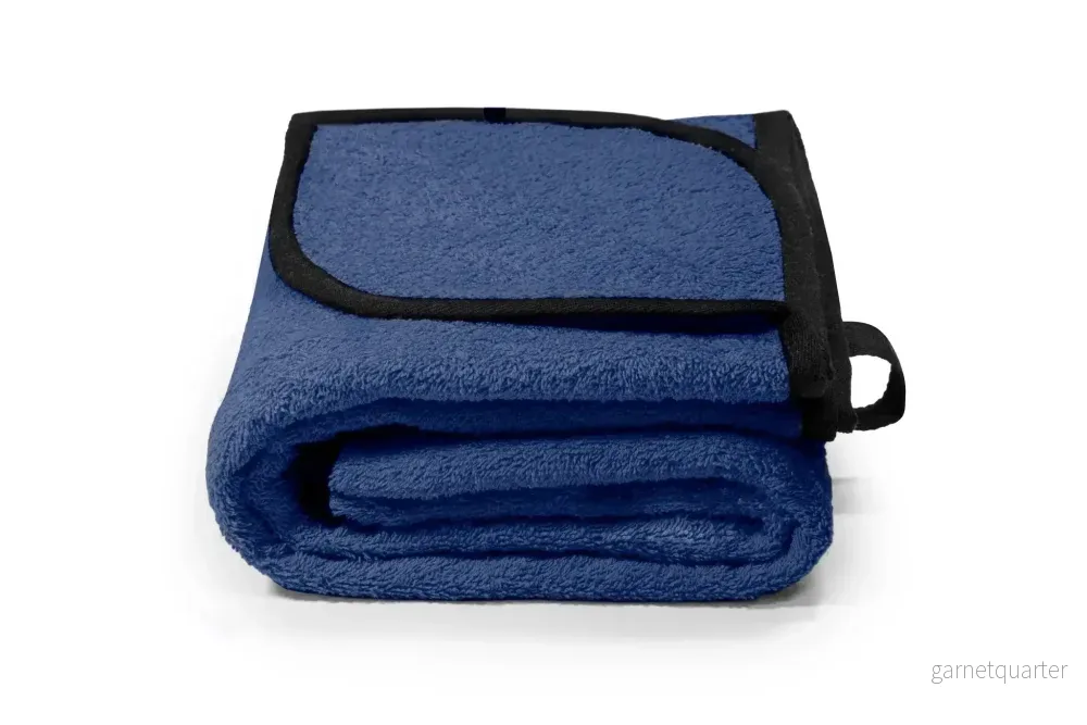 Premium strandhanddukar för solsäng och strand Navy 230×65 cm