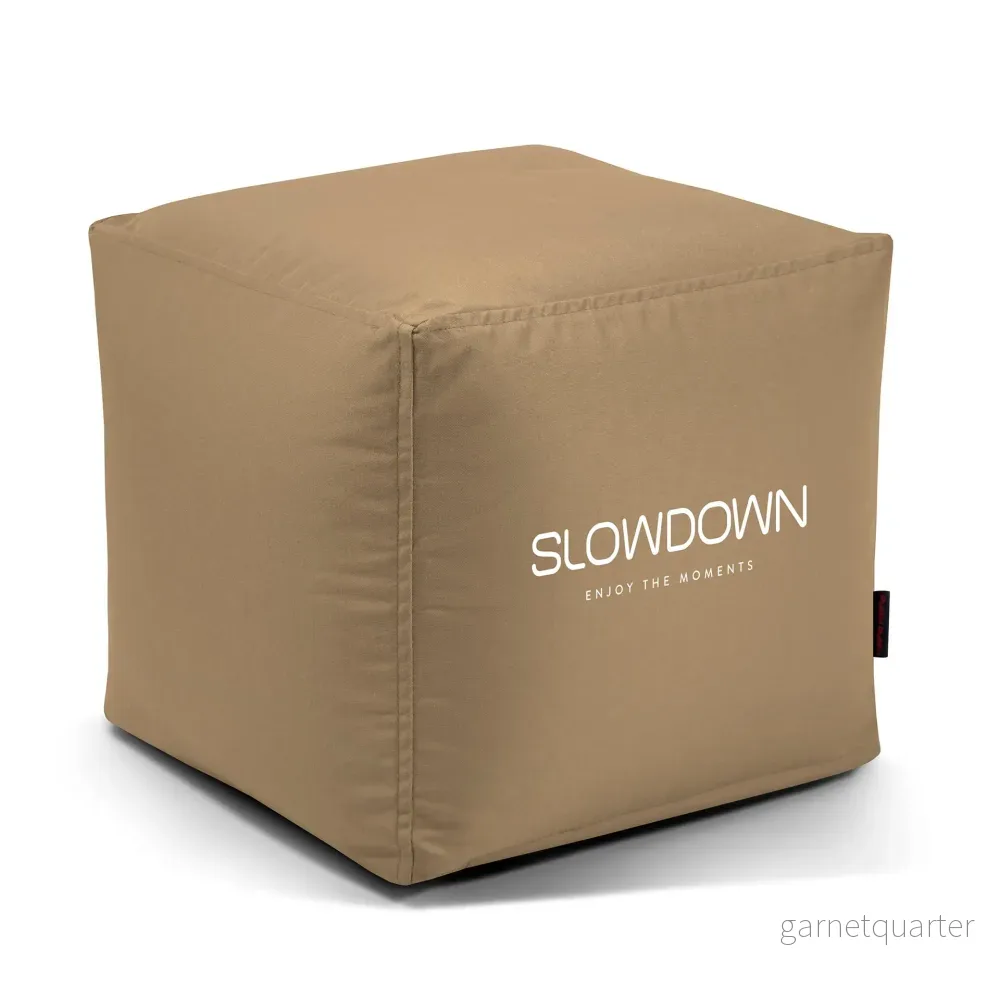 UP! sittpuff Cape med tryck 45x45x40cm