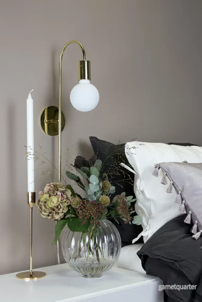 VÄGGLAMPA GRACE MÄSSING - Bild 3