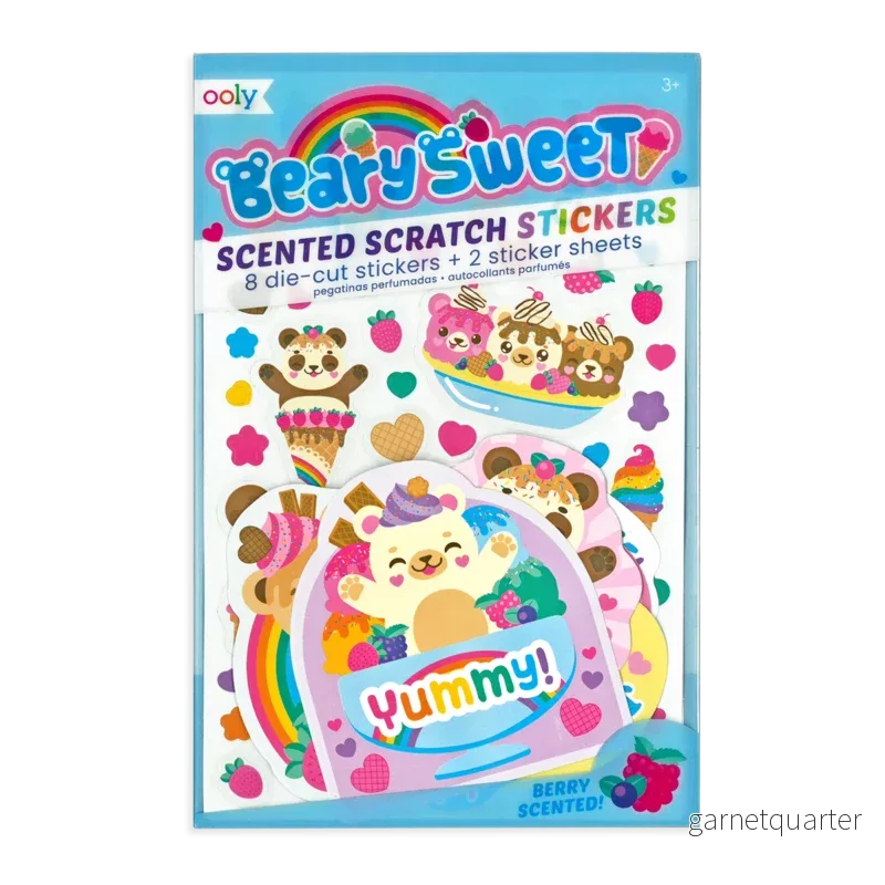 Ooly Beary Sweet Scented Stickers