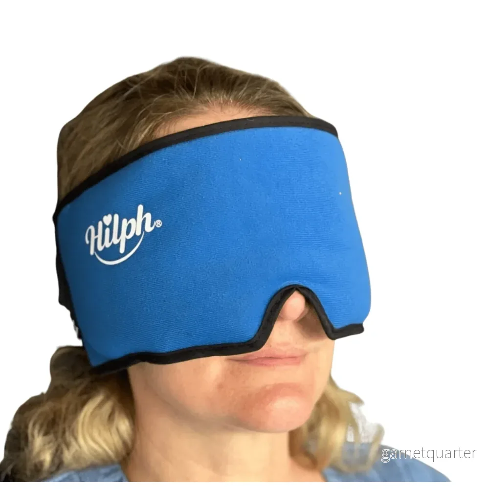 Kylande gelmask (migrän) – justerbar omkrets med kardborreband. Mjuk och läcker fleece. Kylande gelmask (migrän) – justerbar omkrets med kardborreband. Mjuk och läcker fleece.
