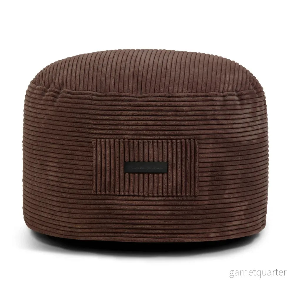 Footstool On 60 Waves Chocolate