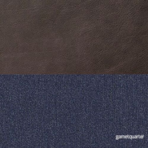 Vintage Dark Chocolat/Blå Heritage Indigo (5cm)