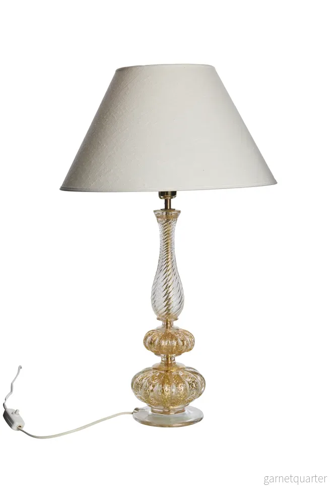 Vintage bordslampa av Murano glas, Barovier och Toso, Italien, 60tal - Bild 2