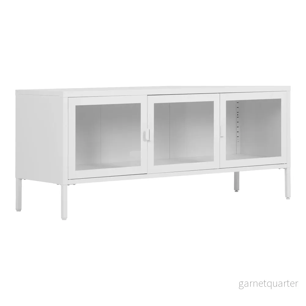 House Nordic Brisbane tv-bänk – vit, 130 × 40 × 55 cm - Bild 2