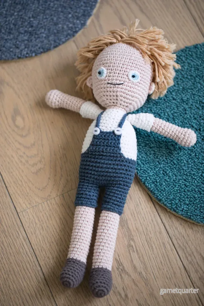 Sebra Crochet Doll Birk - Bild 3