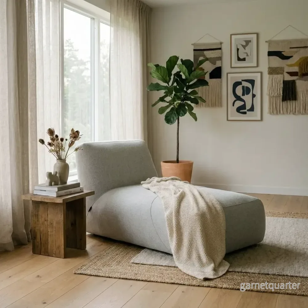 Sittsäck Tube 100 Dagbädd Dunẽs Fluffy White