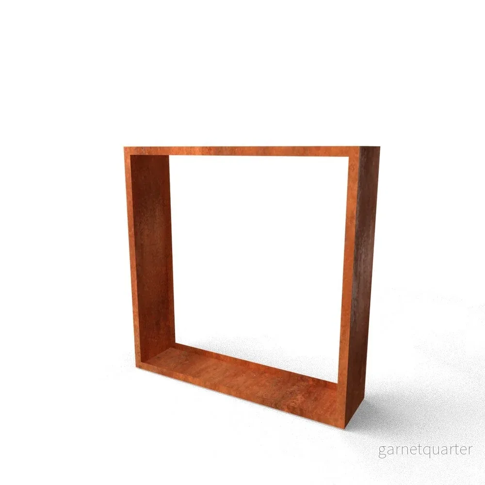 Geroba Vedförvaring Egura Corten 150x38x150cm Geroba Vedförvaring Egura Corten 150x38x150cm