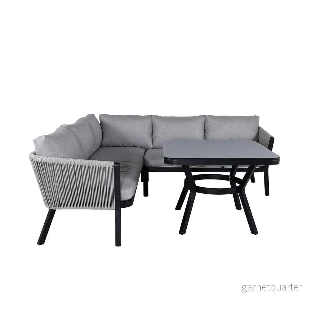 Venture Design Hörnsoffgrupp Virya Svart - Bild 2