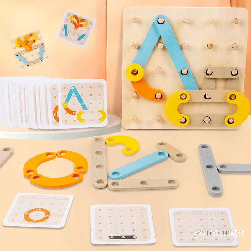 Montessori kombinationspussel Montessori kombinationspussel