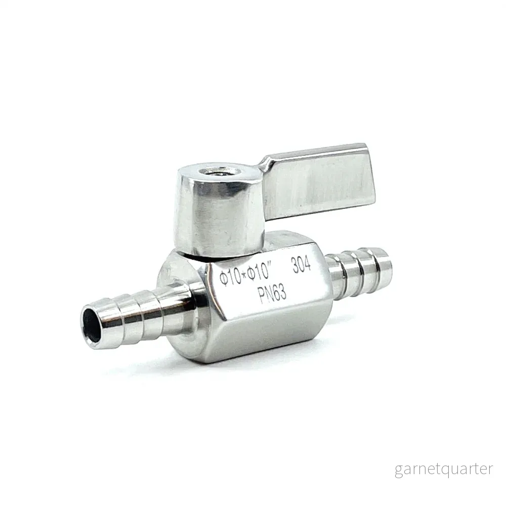 Kulventil med 10mm slangnipplar