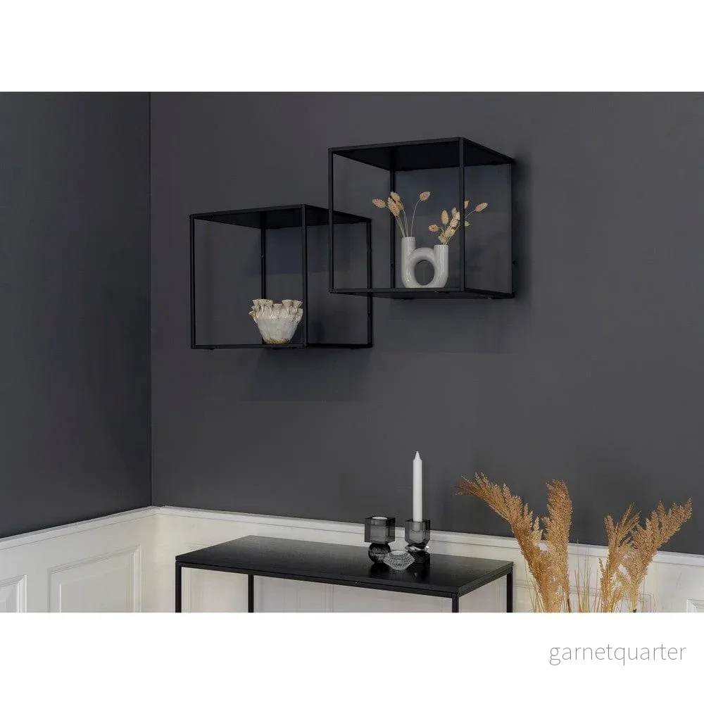 House Nordic Vägghylla Vita Svart 36 - Bild 3
