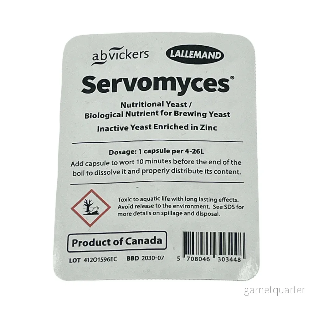 Lallemand Servomyces Blister Pack Jästnäring - 10 kapslar - Bild 2