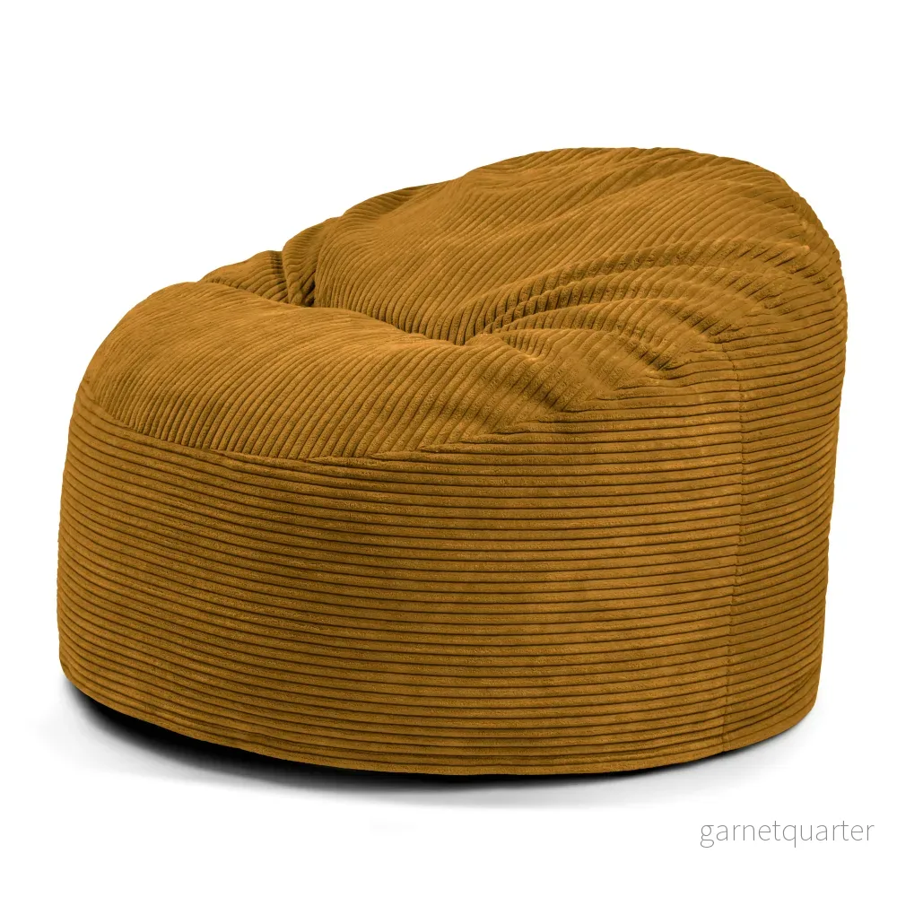 Barnfåtölj Sittsäck Om 85 Waves Mustard