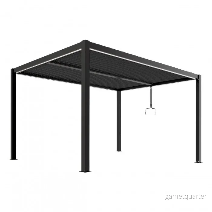 Pergola 3x4m Svart Pergola 3x4m Svart