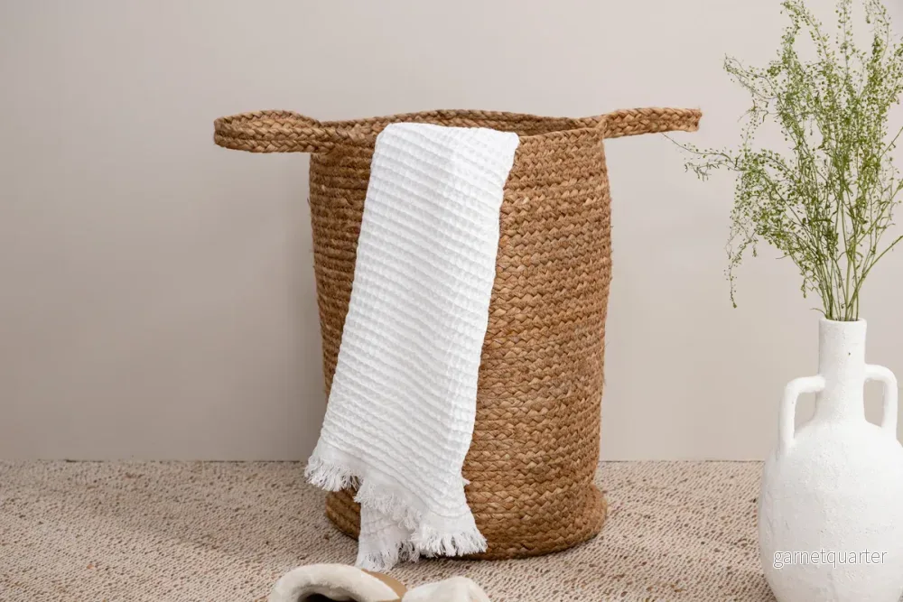 Pune korg i jute Ø35