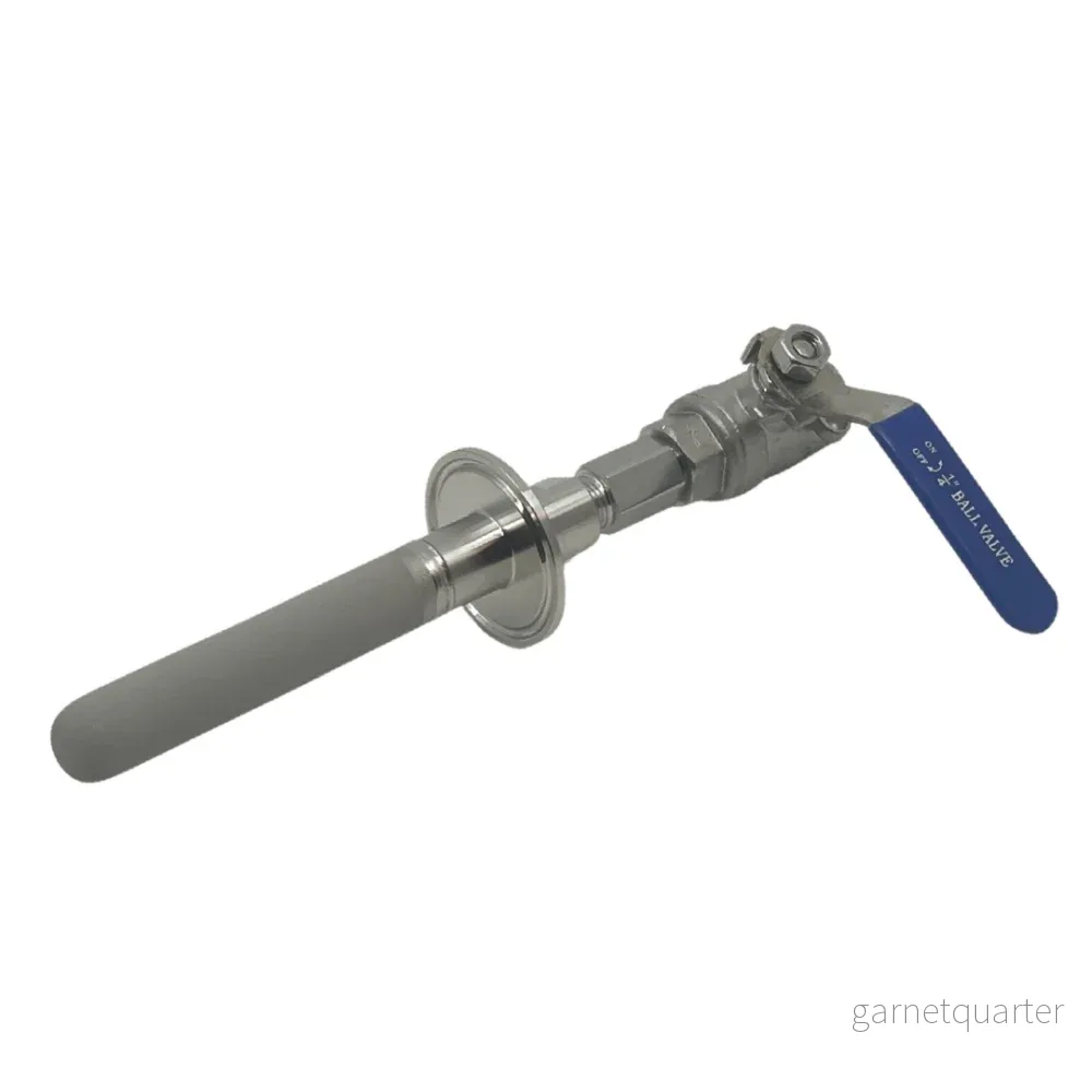 1,5″ Tri-Clamp karbonatiseringssten med backventil