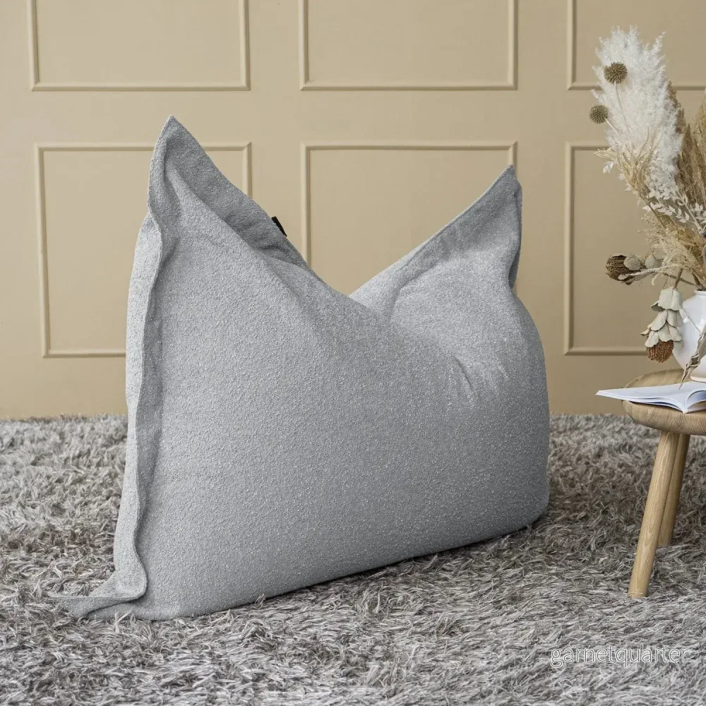 sittsäck 2me Madu Bouclé OEKO-TEX ® Light grey