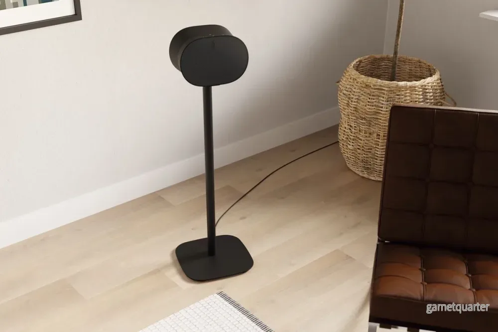 Svart högtalarstativ för Sonos Era 300 – fristående & justerbart | Vogel’s - Bild 2
