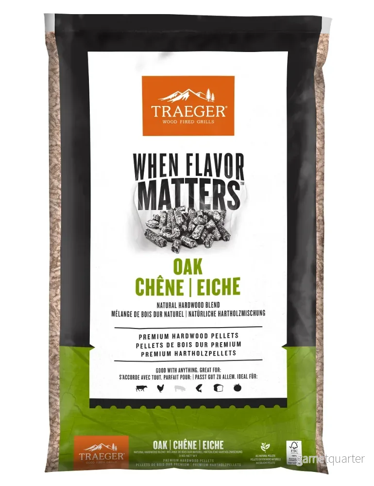 Traeger Oak Pellets 9kg