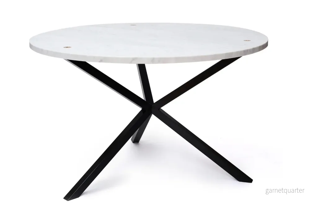 NEB Round Dining Table With Top In Italian Marble - Bild 2