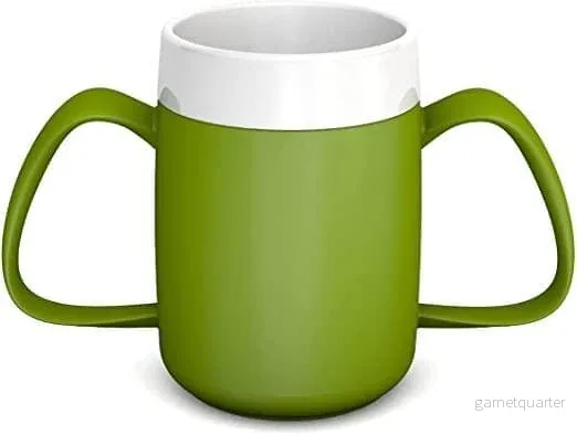 Senior – Ergonomisk termo drickskopp med 2 handtag – 180 ml. 3 färger Grön Senior – Ergonomisk termo drickskopp med 2 handtag – 180 ml. 3 färger Grön