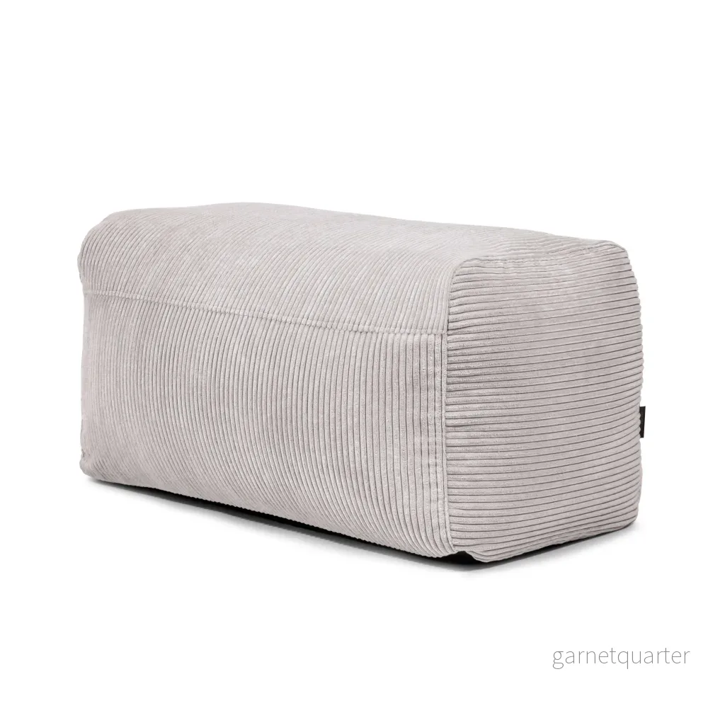 Sittpuff lång Plus 100 Waves White Grey - Bild 2