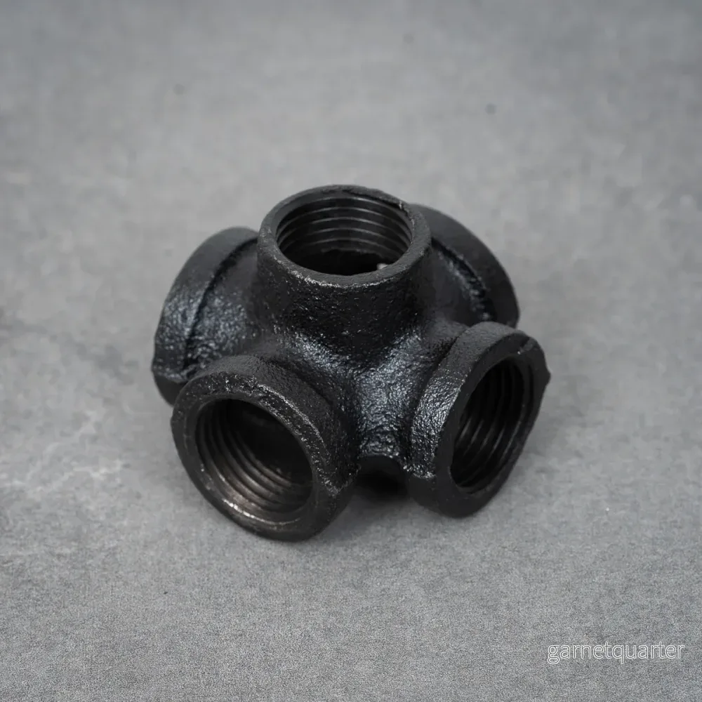 Fem-koppling – 20 mm – Svartlackerad Fem-koppling – 20 mm – Svartlackerad