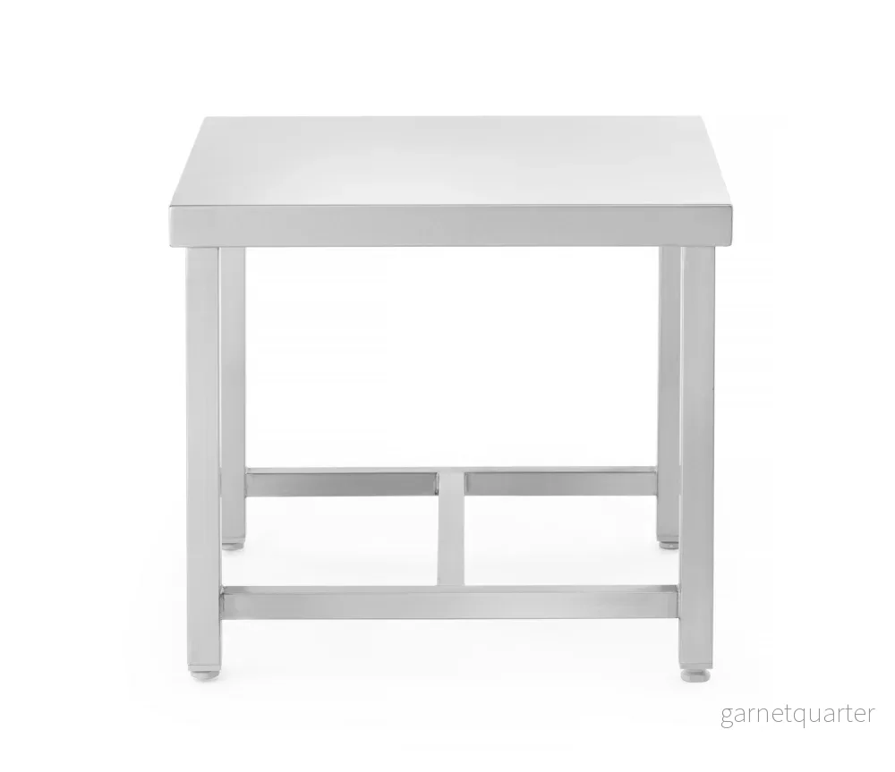 Bord av rostfritt stål - 550 x 550 x 450(h) - Hendi - Bild 2
