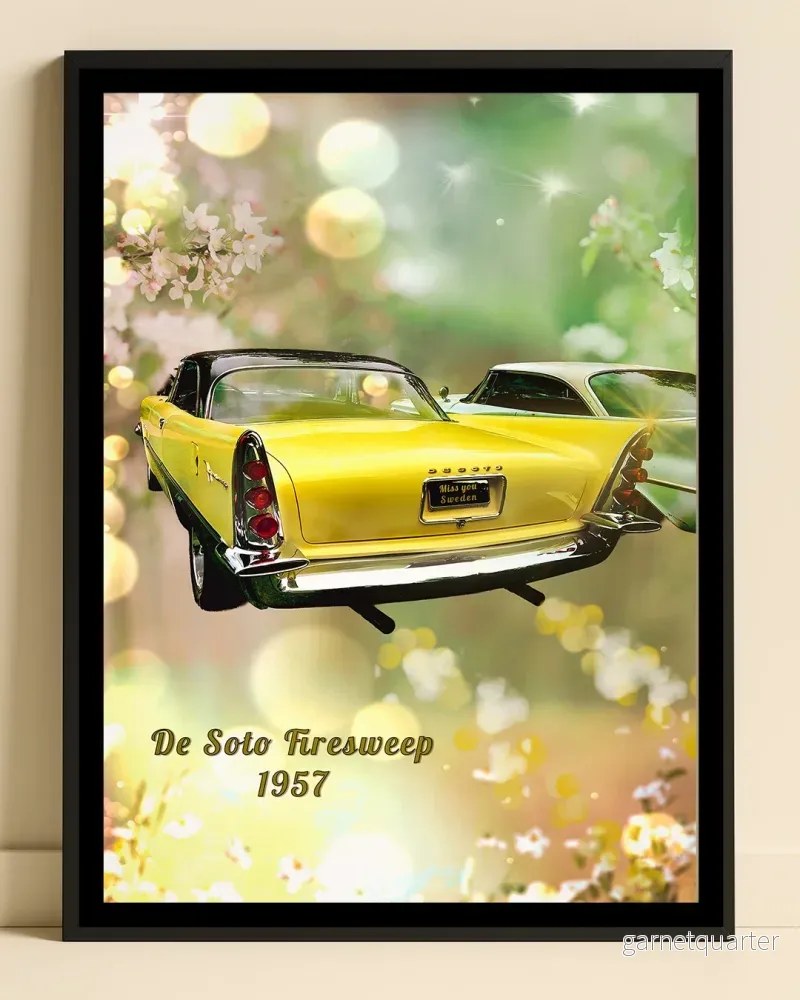De Soto Firesweep 1957 – Retroposter