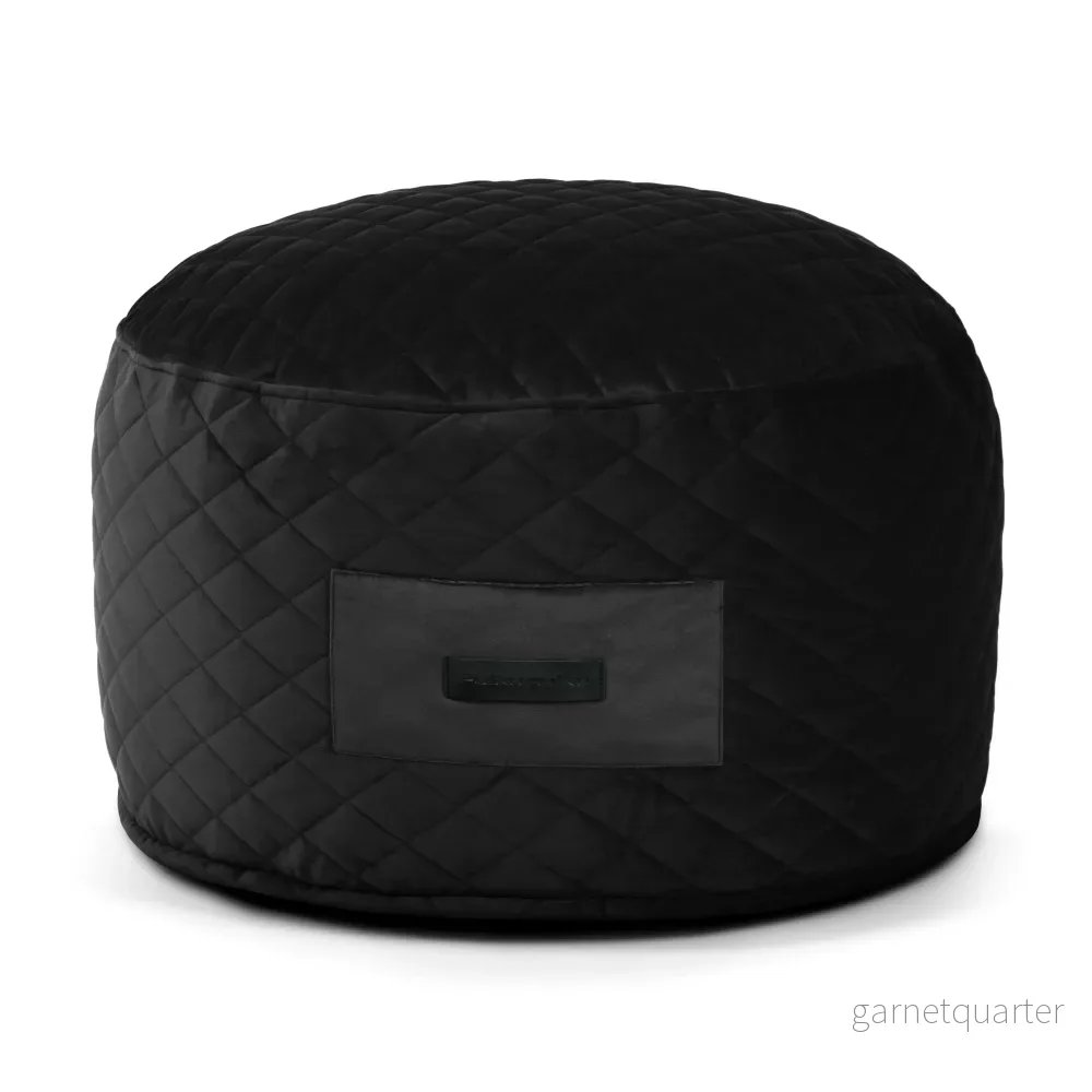 Footstool On 60 Lure Luxe Black