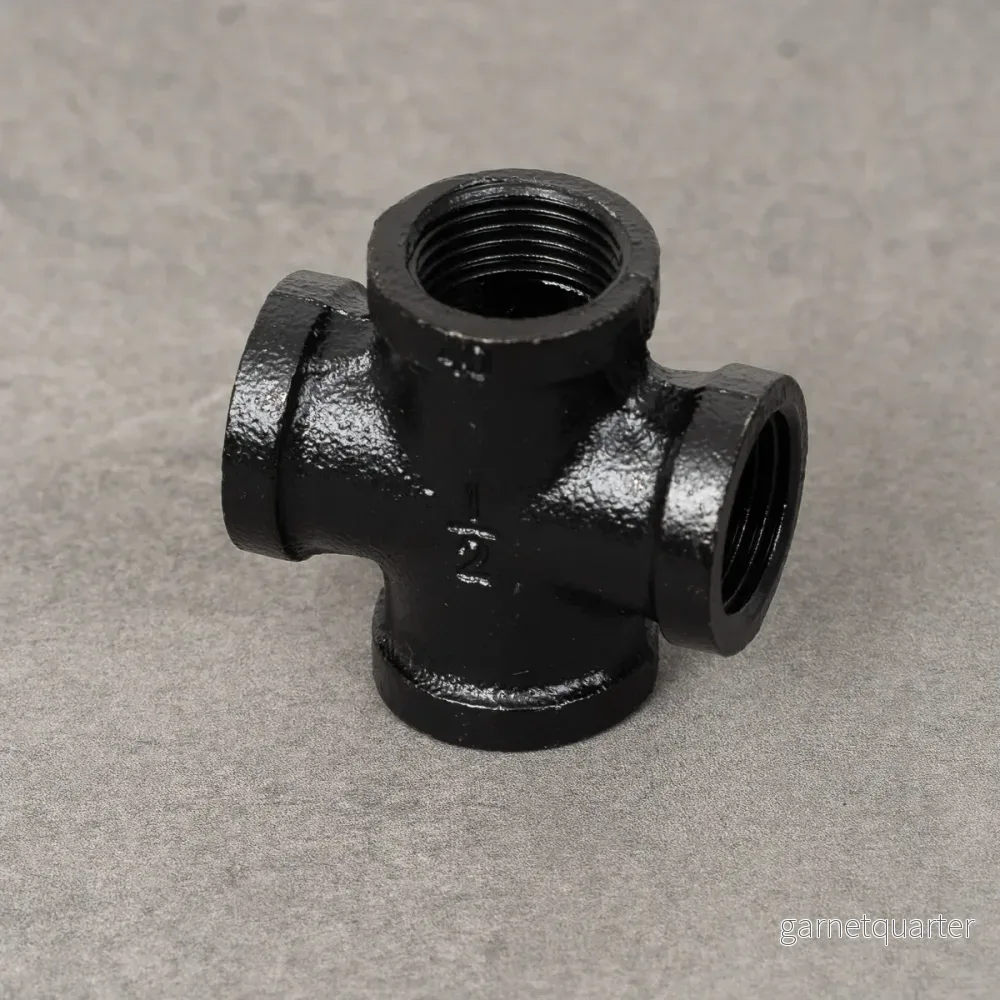 Fyr-kors - 20 mm - Svartlackerad - Bild 3