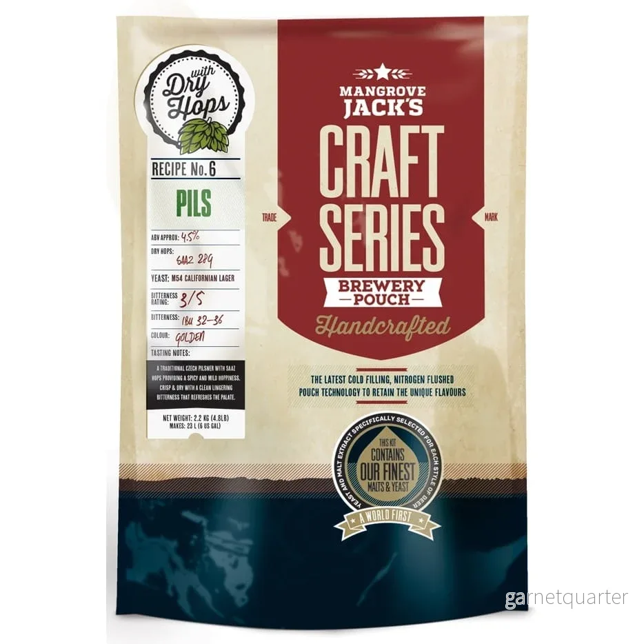 Craft Series Pils with dry hops – 2,2kg Ekstraktkit Craft Series Pils with dry hops – 2,2kg Ekstraktkit