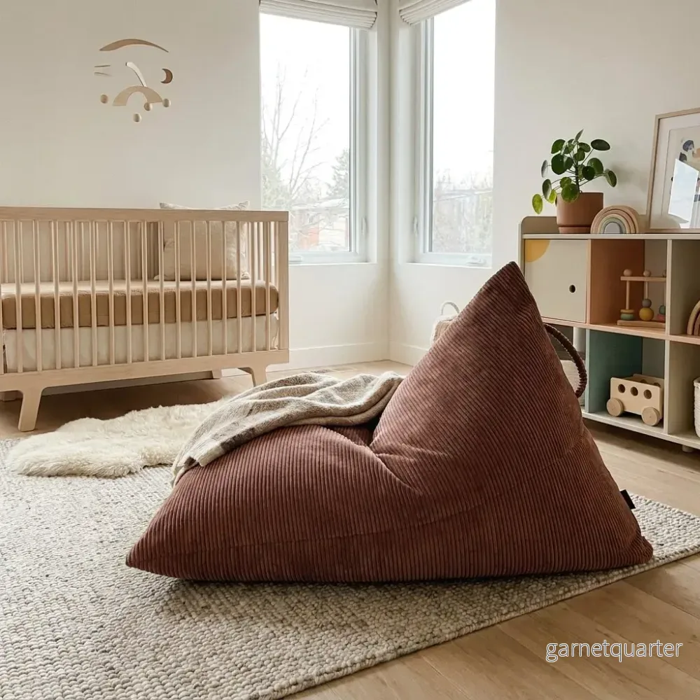 Barnstol sittsäck Razzy Waves Coral