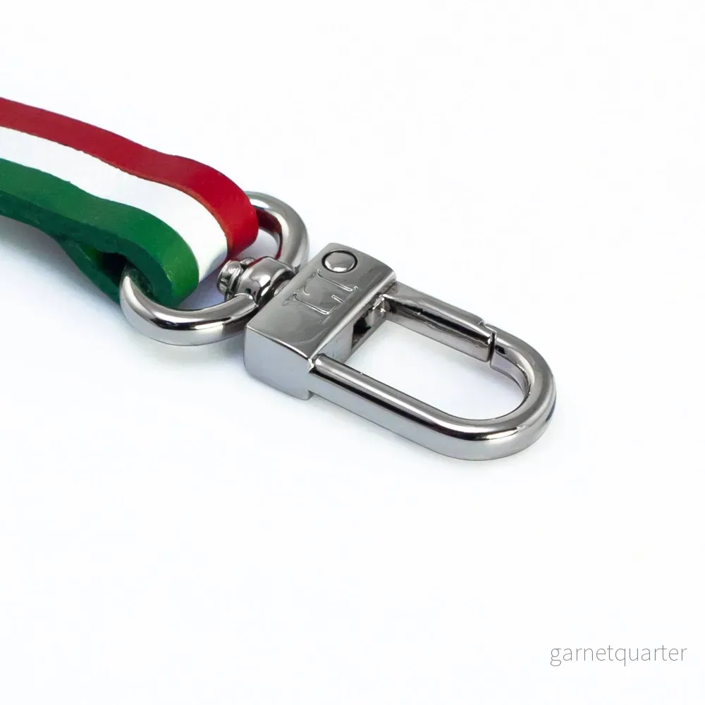 Armband i Italienskt Läder Med Silverfärgat Lås – 19,5 cm - Bild 3