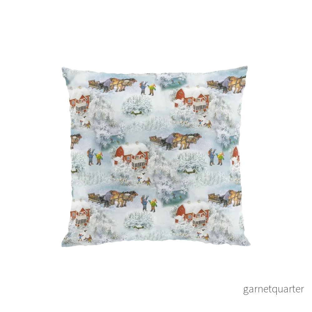Arvidssons Textil Madickens vinterland kuddfodral Arvidssons Textil Madickens vinterland kuddfodral