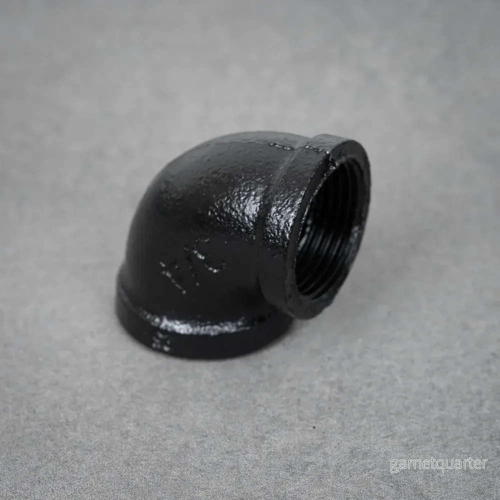 Rörböj 90° - 26 mm - Svartlackerad