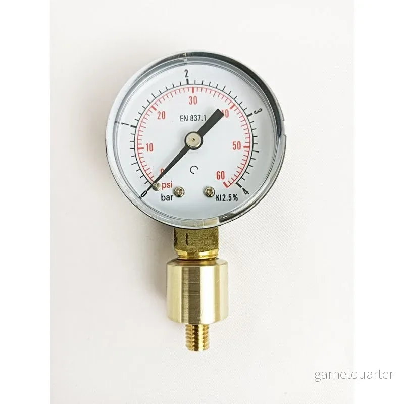 Aphrometer - manometer för flaska 0-4 bar - BacBrewing