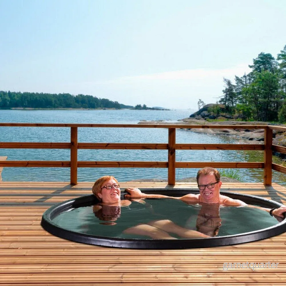 PW-SPA Terrace infälld vedeldad badtunna - Bild 3