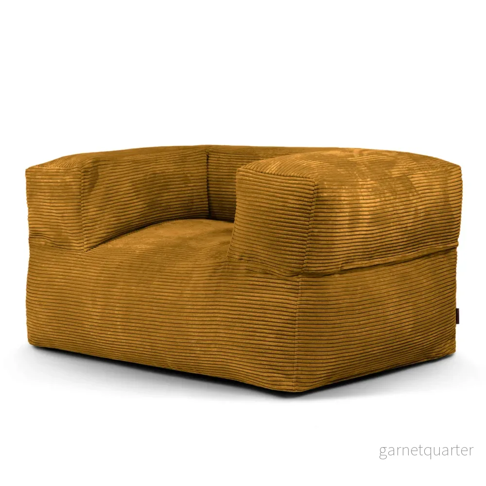 Sittsäck MooG Waves Mustard
